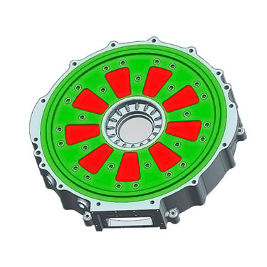 water cooling jacket for electric motor